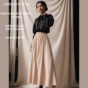 Maxi Flare Skirt Sewing Pattern: US Size 2-30 (Digital Download)